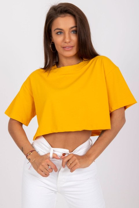 T-shirt Damski Model RV-TS-7541.06 Light Orange - BFG BFG T-shirt Damski Model RV-TS-7541.06 Light Orange - BFG BFG