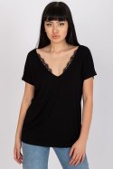 T-shirt Damski Model RV-TS-7665.91 Black - BFG BFG T-shirt Damski Model RV-TS-7665.91 Black - BFG BFG