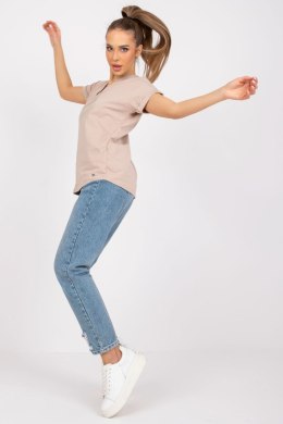 T-shirt Damski Model RV-TS-7666.19 Beige - BFG BFG