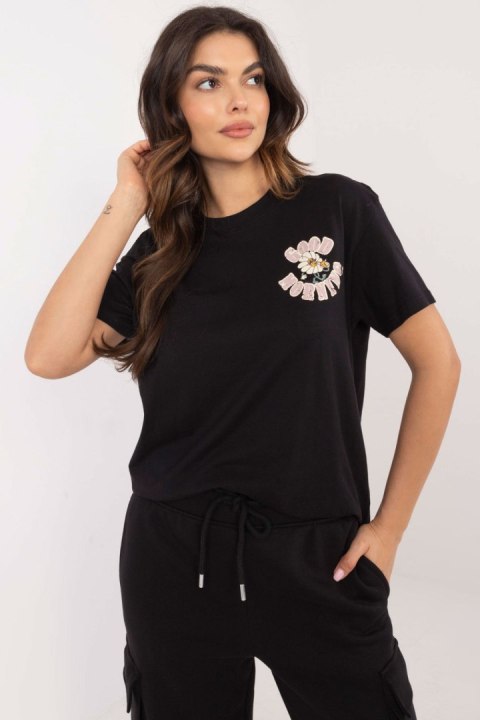 Tshirt Damski Model D12022AC02645F Black - Sublevel Sublevel Tshirt Damski Model D12022AC02645F Black - Sublevel Sublevel