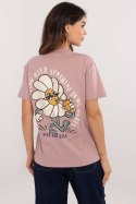 Tshirt Damski Model D12022AC02645F Dark Pink - Sublevel Sublevel Tshirt Damski Model D12022AC02645F Dark Pink - Sublevel Sublevel