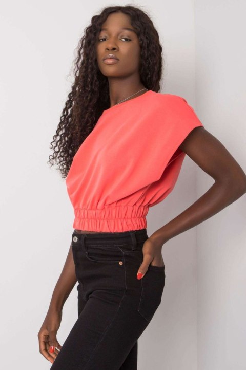 Bluza Damska Model FA-BL-7111.66P Coral - Fancy Fancy Bluza Damska Model FA-BL-7111.66P Coral - Fancy Fancy