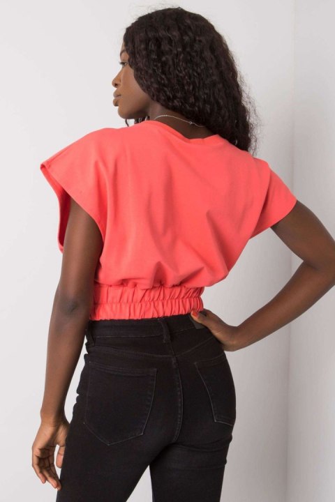 Bluza Damska Model FA-BL-7111.66P Coral - Fancy Fancy Bluza Damska Model FA-BL-7111.66P Coral - Fancy Fancy
