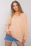 Bluza Damska Model FA-BL-7302.83P Beige - Fancy Fancy Bluza Damska Model FA-BL-7302.83P Beige - Fancy Fancy