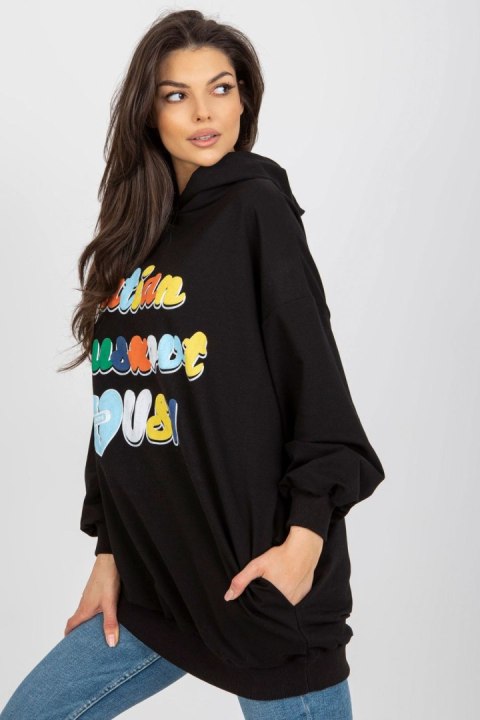 Bluza Damska Model FA-BL-8117.48 Black - Fancy Fancy Bluza Damska Model FA-BL-8117.48 Black - Fancy Fancy