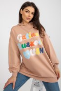 Bluza Damska Model FA-BL-8117.48 Camel - Fancy Fancy Bluza Damska Model FA-BL-8117.48 Camel - Fancy Fancy