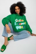 Bluza Damska Model FA-BL-8117.48 Green - Fancy Fancy Bluza Damska Model FA-BL-8117.48 Green - Fancy Fancy