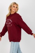 Bluza Damska Model FA-BL-8138.23 Bordo - Fancy Fancy Bluza Damska Model FA-BL-8138.23 Bordo - Fancy Fancy