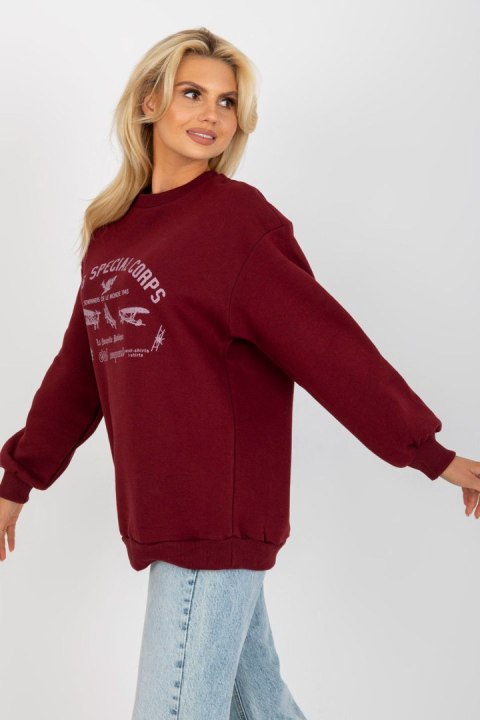 Bluza Damska Model FA-BL-8138.23 Bordo - Fancy Fancy Bluza Damska Model FA-BL-8138.23 Bordo - Fancy Fancy