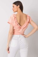 Bluzka Model FA-BZ-6299.01P Brzoskwinia - Fancy Fancy Bluzka Model FA-BZ-6299.01P Brzoskwinia - Fancy Fancy