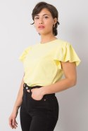 Bluzka Model FA-BZ-7041.19 Light Yellow - Fancy Fancy Bluzka Model FA-BZ-7041.19 Light Yellow - Fancy Fancy