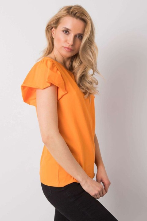 Bluzka Model FA-BZ-7041.19 Orange - Fancy Fancy Bluzka Model FA-BZ-7041.19 Orange - Fancy Fancy