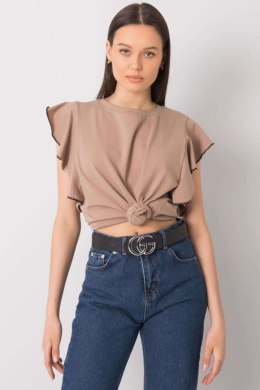Bluzka Model FA-BZ-7063.53P Dark Beige - Fancy Fancy