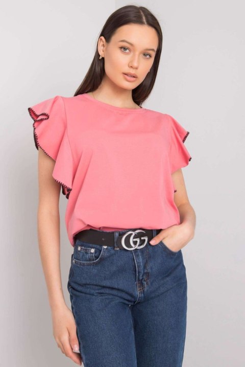 Bluzka Model FA-BZ-7063.53P Light Pink - Fancy Fancy Bluzka Model FA-BZ-7063.53P Light Pink - Fancy Fancy