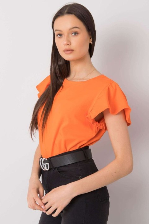 Bluzka Model FA-BZ-7172.57P Orange - Fancy Fancy Bluzka Model FA-BZ-7172.57P Orange - Fancy Fancy