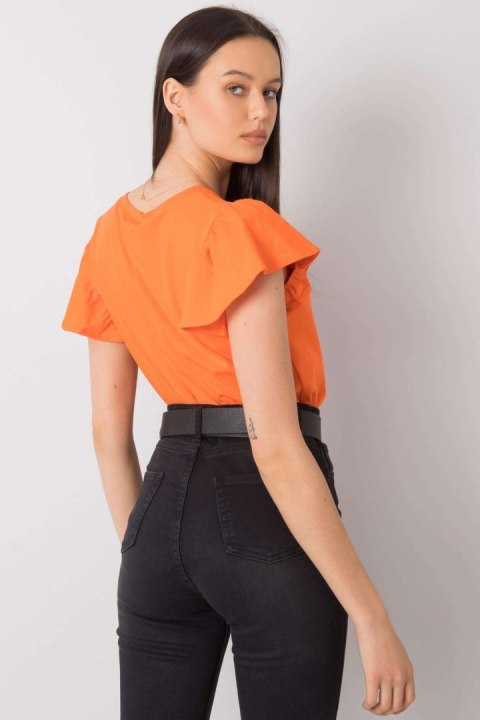 Bluzka Model FA-BZ-7172.57P Orange - Fancy Fancy Bluzka Model FA-BZ-7172.57P Orange - Fancy Fancy