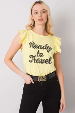 Bluzka Model FA-BZ-7191.10P Light Yellow - Fancy Fancy
