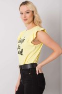 Bluzka Model FA-BZ-7191.10P Light Yellow - Fancy Fancy Bluzka Model FA-BZ-7191.10P Light Yellow - Fancy Fancy