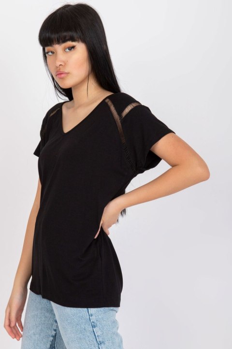 Bluzka Model FA-BZ-7237.40P Black - Fancy Fancy Bluzka Model FA-BZ-7237.40P Black - Fancy Fancy