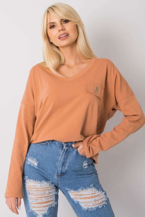 Bluzka Model FA-BZ-7384.29X Light Brown - Fancy Fancy Bluzka Model FA-BZ-7384.29X Light Brown - Fancy Fancy