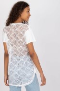 Bluzka Model FA-BZ-7724.92P Ecru - Fancy Fancy Bluzka Model FA-BZ-7724.92P Ecru - Fancy Fancy