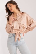 Koszula Damska Model FA-KS-9245.29X Beige - Fancy Fancy Koszula Damska Model FA-KS-9245.29X Beige - Fancy Fancy