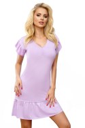 Koszulka nocna Koszula Nocna Model 105 Violet - T!SSI T!SSI Koszulka nocna Koszula Nocna Model 105 Violet - T!SSI T!SSI
