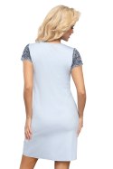 Koszulka nocna Koszula Nocna Model 203 Blue - T!SSI T!SSI Koszulka nocna Koszula Nocna Model 203 Blue - T!SSI T!SSI
