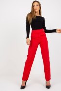 Spodnie Damskie Model BR-SP-113.59 Red - Xsapienza Xsapienza Spodnie Damskie Model BR-SP-113.59 Red - Xsapienza Xsapienza