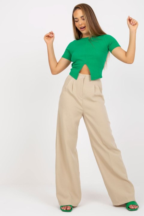 Spodnie Damskie Model BR-SP-235.72 Beige - Xsapienza Xsapienza Spodnie Damskie Model BR-SP-235.72 Beige - Xsapienza Xsapienza
