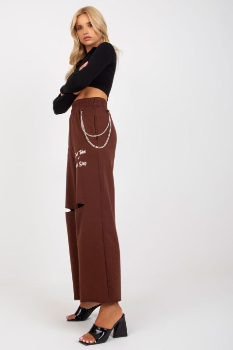 Spodnie Dresowe Model FA-DR-7855.52 Dark Brown - Fancy Fancy Spodnie Dresowe Model FA-DR-7855.52 Dark Brown - Fancy Fancy