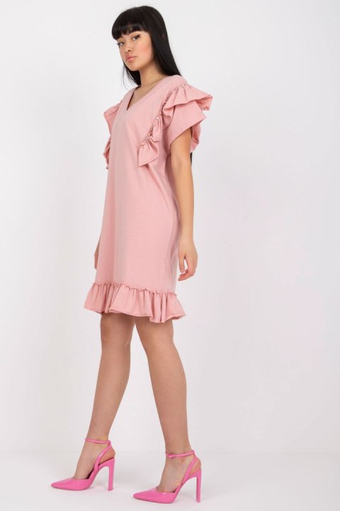 Sukienka Model FA-SK-7017.72P Light Pink - Fancy Fancy Sukienka Model FA-SK-7017.72P Light Pink - Fancy Fancy