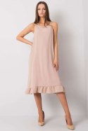 Sukienka Model FA-SK-7086.08P Beige - Fancy Fancy Sukienka Model FA-SK-7086.08P Beige - Fancy Fancy