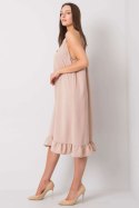 Sukienka Model FA-SK-7086.08P Beige - Fancy Fancy Sukienka Model FA-SK-7086.08P Beige - Fancy Fancy