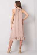 Sukienka Model FA-SK-7086.08P Beige - Fancy Fancy Sukienka Model FA-SK-7086.08P Beige - Fancy Fancy