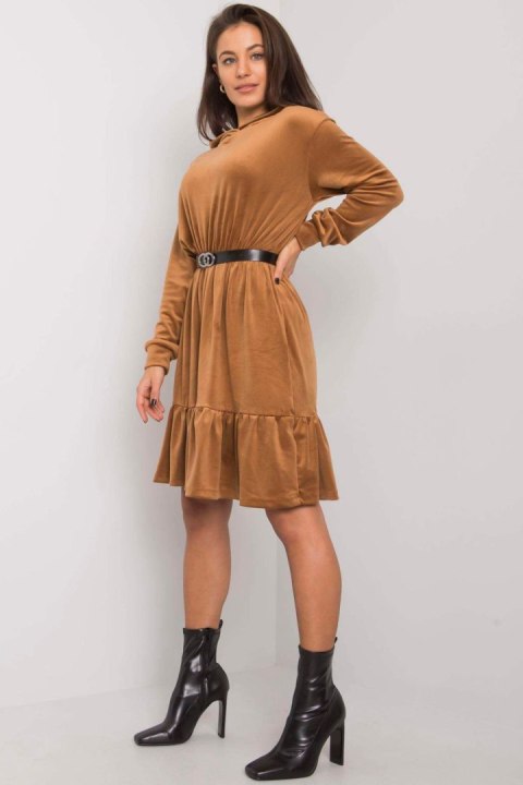 Sukienka Model FA-SK-7563.11P Camel - Fancy Fancy Sukienka Model FA-SK-7563.11P Camel - Fancy Fancy