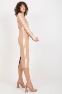 Sukienka Model FA-SK-8297.18P Camel - Fancy Fancy Sukienka Model FA-SK-8297.18P Camel - Fancy Fancy
