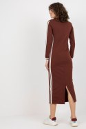 Sukienka Model FA-SK-8297.18P Dark Brown - Fancy Fancy Sukienka Model FA-SK-8297.18P Dark Brown - Fancy Fancy