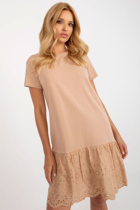 Sukienka Model FA-SK-8426.50 Camel - Fancy Fancy Sukienka Model FA-SK-8426.50 Camel - Fancy Fancy