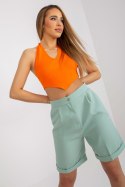 Szorty Damskie Model BR-SN-102.70 Mint - Xsapienza Xsapienza Szorty Damskie Model BR-SN-102.70 Mint - Xsapienza Xsapienza