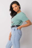 T-shirt Damski Model FA-TS-6892.88 Pistacja - Fancy Fancy T-shirt Damski Model FA-TS-6892.88 Pistacja - Fancy Fancy