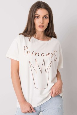 T-shirt Damski Model FA-TS-7121.88P Ecru - Fancy Fancy