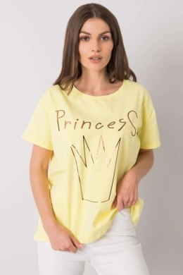 T-shirt Damski Model FA-TS-7121.88P Light Yellow - Fancy Fancy