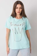 T-shirt Damski Model FA-TS-7121.88P Mint - Fancy Fancy T-shirt Damski Model FA-TS-7121.88P Mint - Fancy Fancy