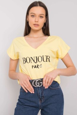 T-shirt Damski Model FA-TS-7142.37P Light Yellow - Fancy Fancy