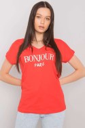 T-shirt Damski Model FA-TS-7142.37P Red - Fancy Fancy T-shirt Damski Model FA-TS-7142.37P Red - Fancy Fancy