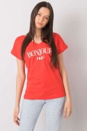 T-shirt Damski Model FA-TS-7142.37P Red - Fancy Fancy T-shirt Damski Model FA-TS-7142.37P Red - Fancy Fancy