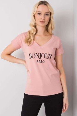 T-shirt Damski Model FA-TS-7161.32P Light Pink - Fancy Fancy