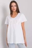 T-shirt Damski Model FA-TS-7198.27P White - Fancy Fancy T-shirt Damski Model FA-TS-7198.27P White - Fancy Fancy