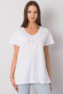 T-shirt Damski Model FA-TS-7198.27P White - Fancy Fancy T-shirt Damski Model FA-TS-7198.27P White - Fancy Fancy